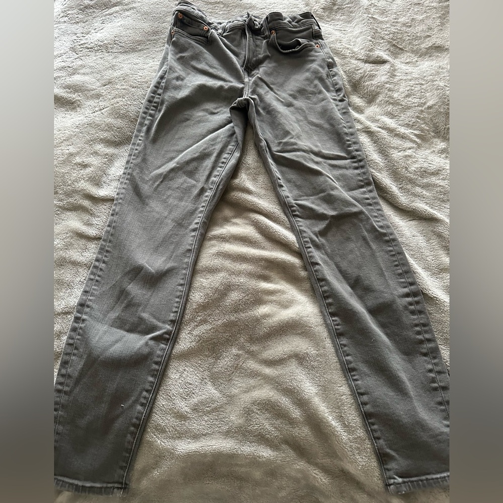 High Rise Gray Women's Jeans